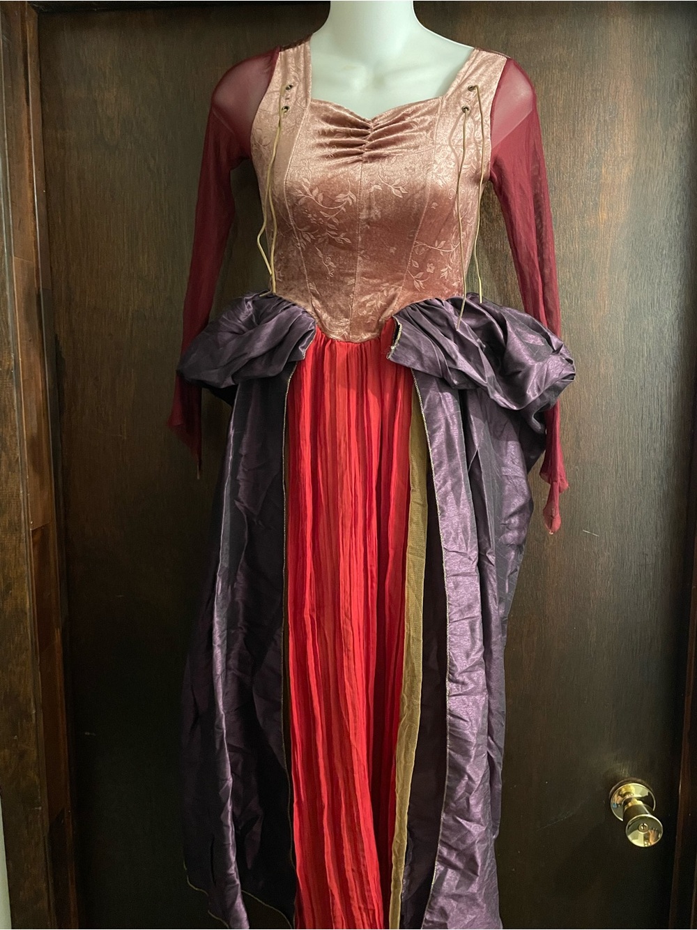 Hocus Pocus Brand Women's size Medium Sarah Sanderson Costume Dress Halloween